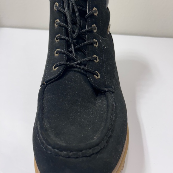 Lugz Warsaw Lace Up Men’s work Safety Shoes Size 13 Black - Picture 11 of 13